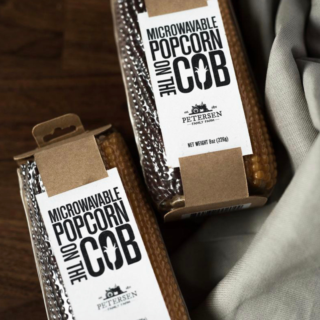 Microwave Popcorn on the Cob - Hand-Harvested & Cardboard