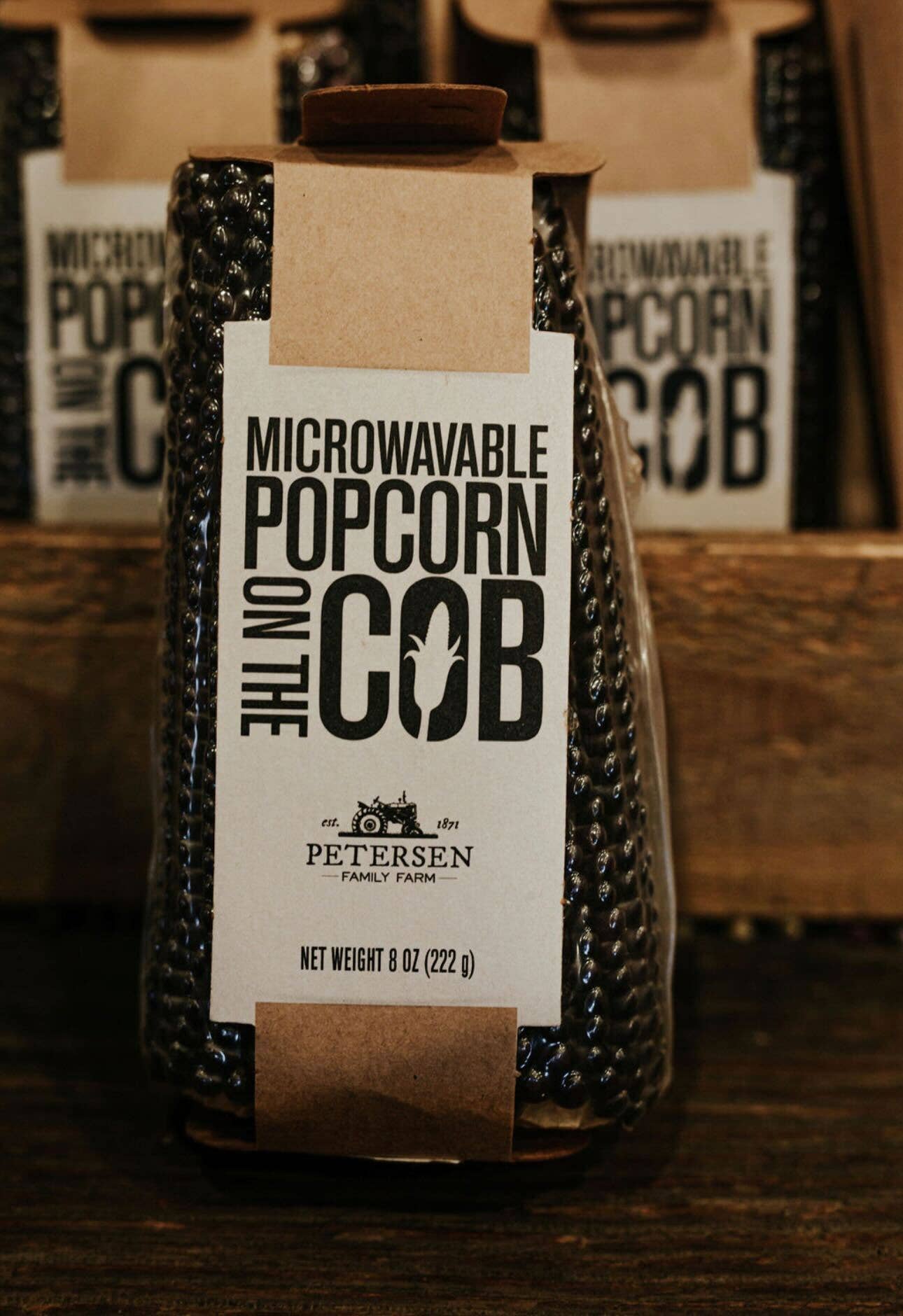 Microwave Popcorn on the Cob - Hand-Harvested & Cardboard